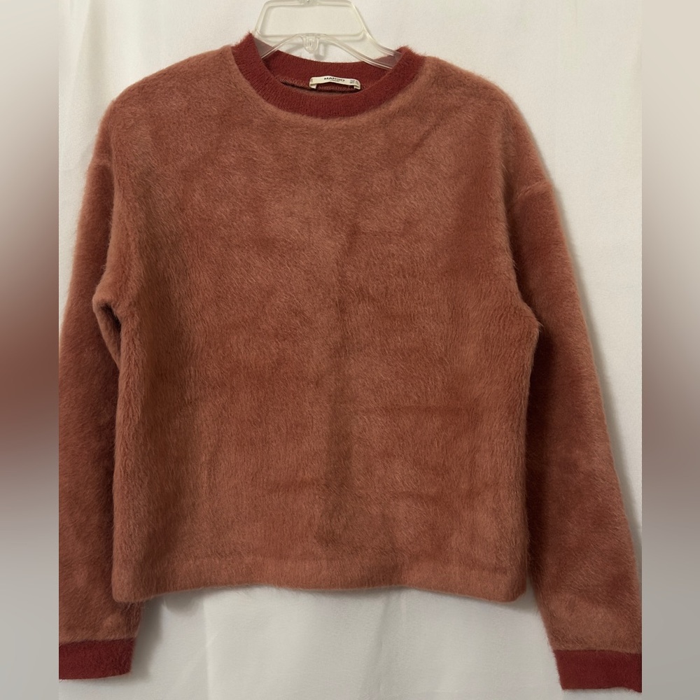Mango Teddy Jacket in Warm Brown (mix50)